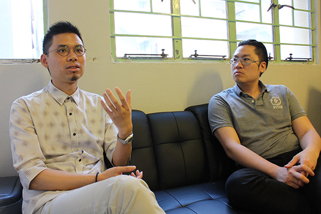Pasu Ng（左）與Arnold Leung
