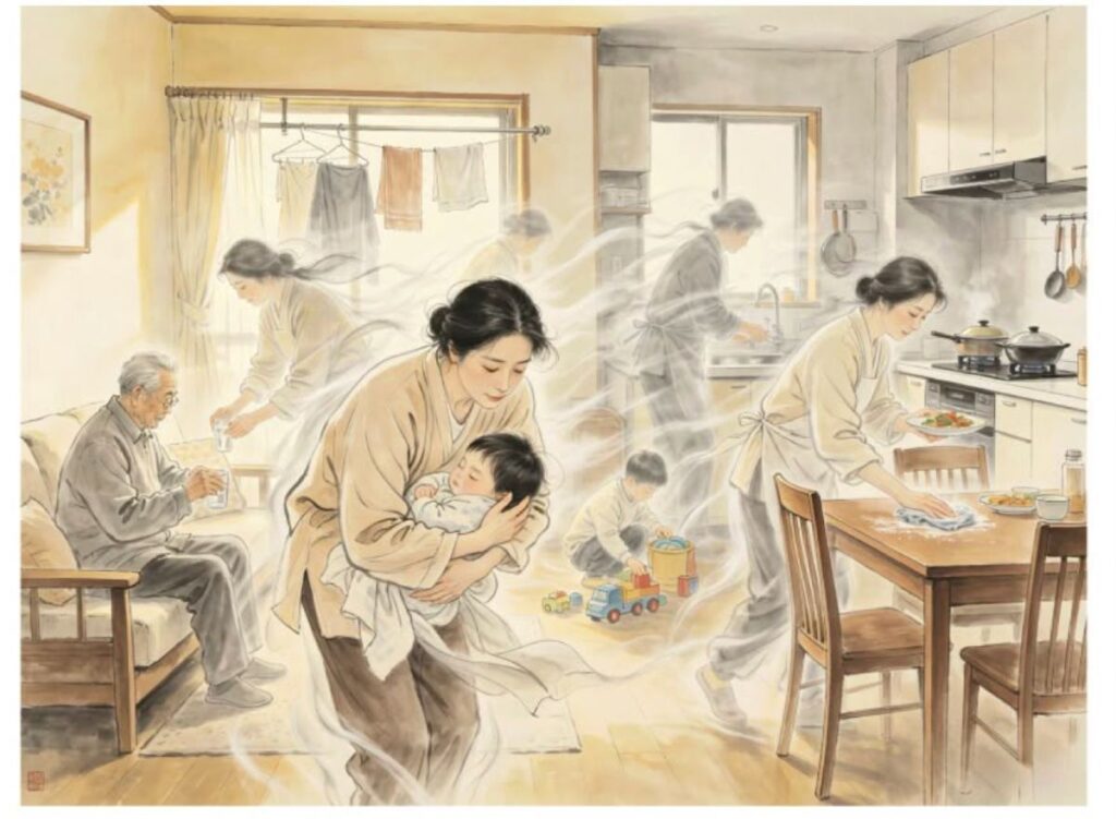 「分身」獲最多人網上投票而成為「最觸動作品」，創作者藉此電腦繪圖作品讚許太太的付出，兼顧照顧孩子、家庭和工作，猶如有強大「超能力」。